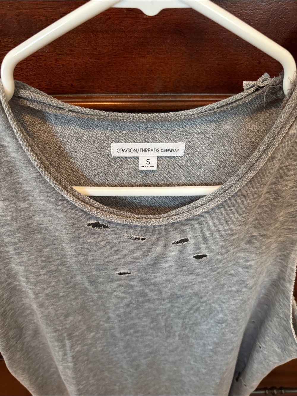 Grayson Threads Grey Distressed Tank - Picture 2 of 2